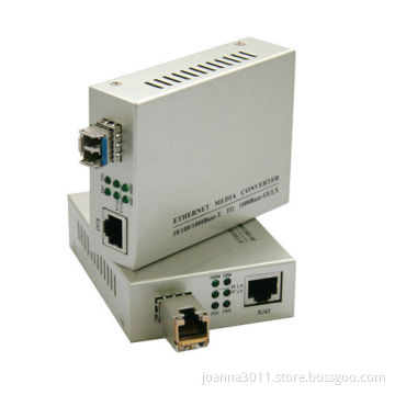 3W SFP Fiber Optic Media Converter Gigabit Transition